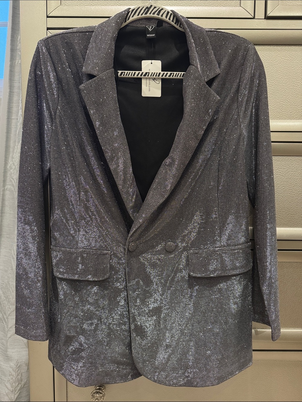 Windsor metallic sparkle blazer